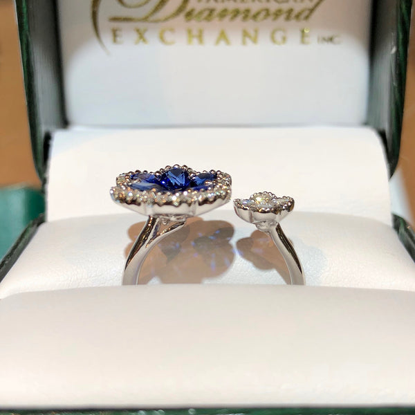 Sapphire and Diamond Ring