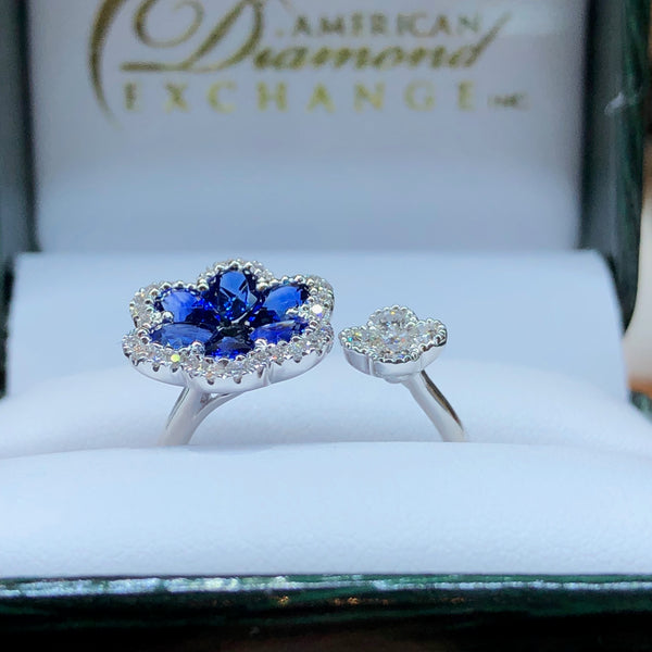 Sapphire and Diamond Ring