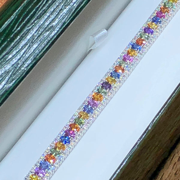 Sapphire and Diamond Bracelet