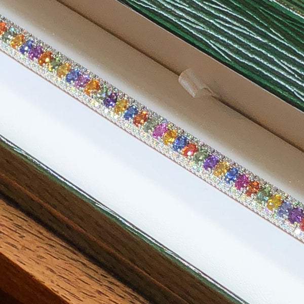 Sapphire and Diamond Bracelet