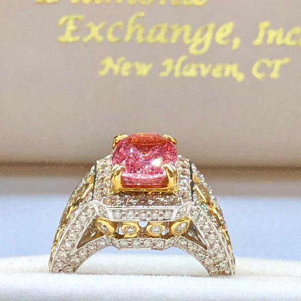 Padparadscha Sapphire Ring