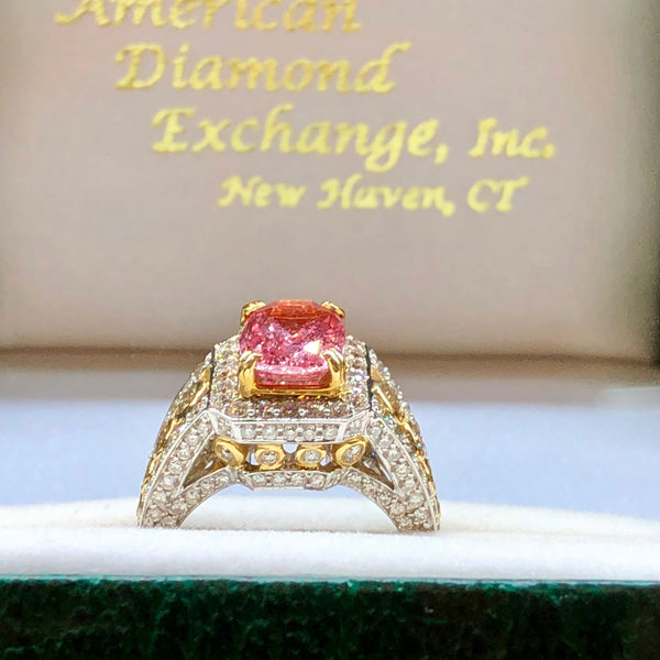 Padparadscha Sapphire Ring