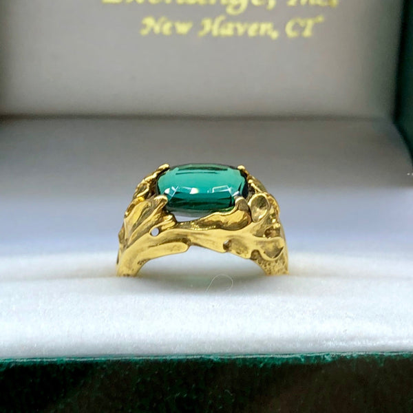 Green Tourmaline Ring