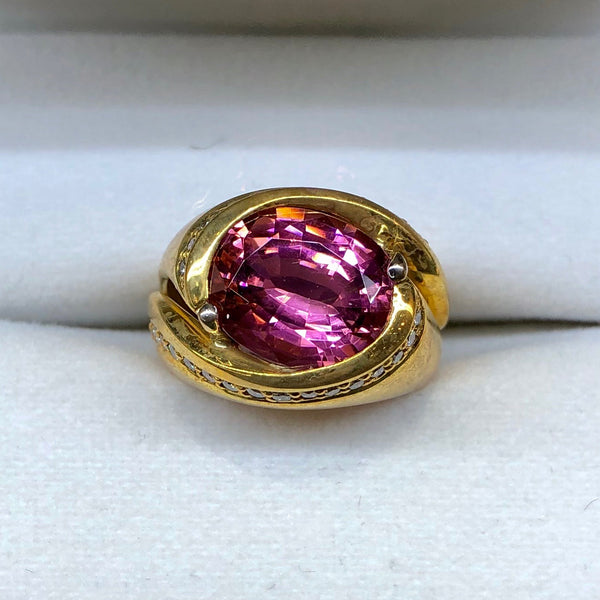 Pink Tourmaline Ring