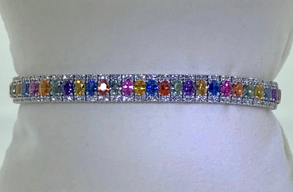 Sapphire and Diamond Bracelet